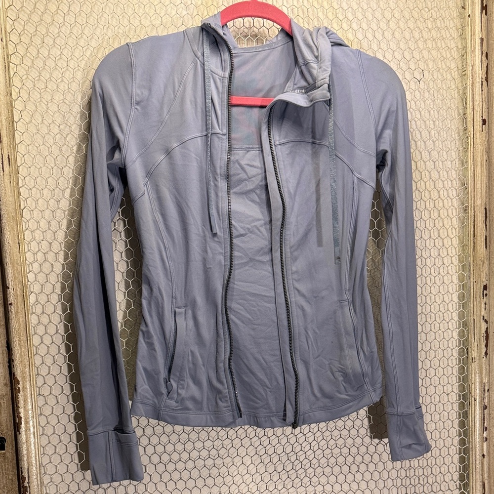 lululemon athletica Light Gray Utility Jacket athletic bodycon